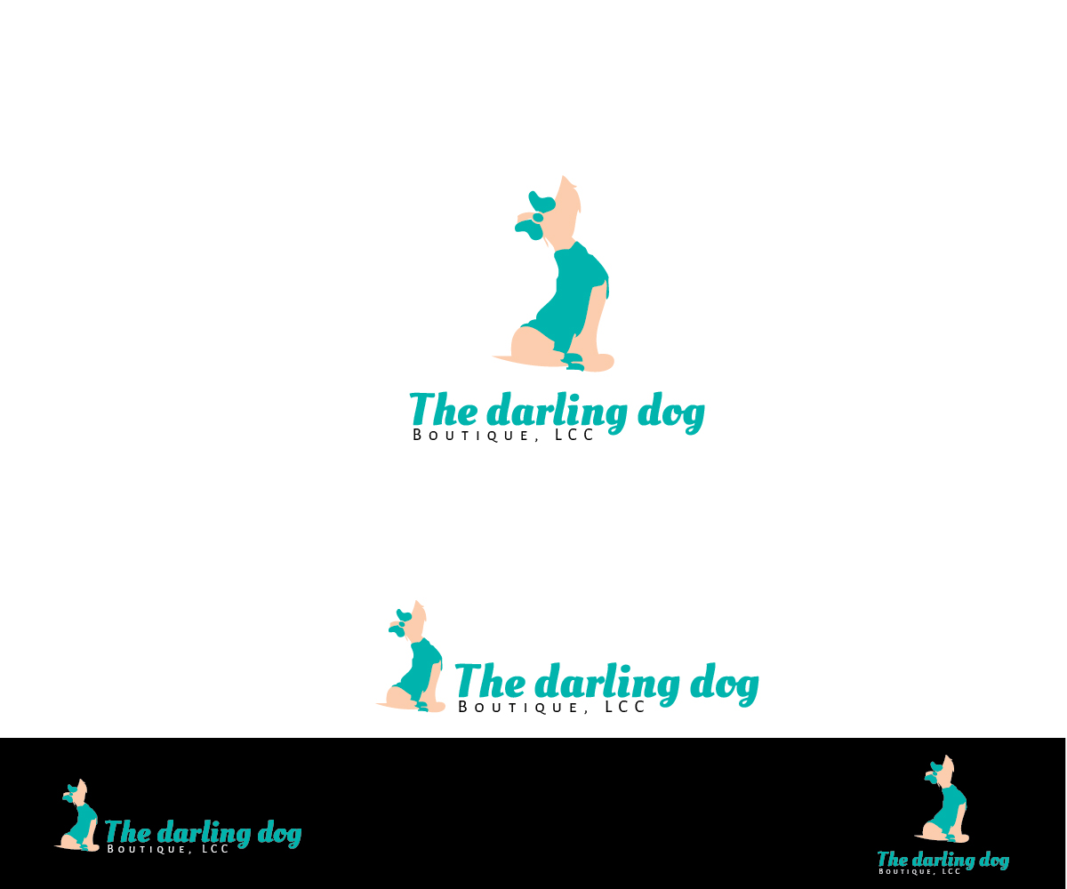 Logo Design by Engenevo for The Darling Dog Boutique, LLC | Design #15663113