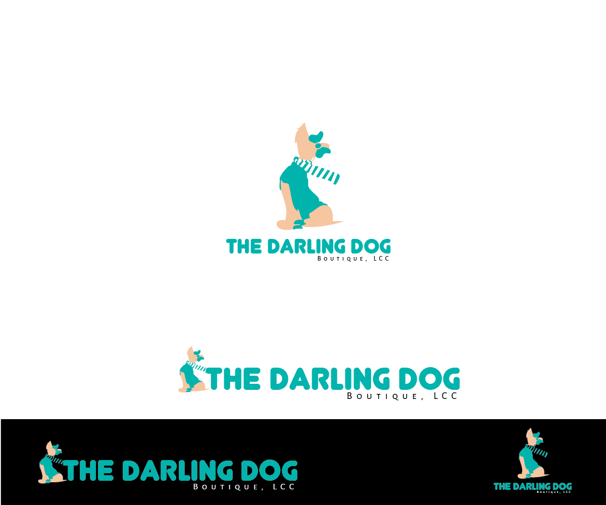 Logo Design by Engenevo for The Darling Dog Boutique, LLC | Design #15663114