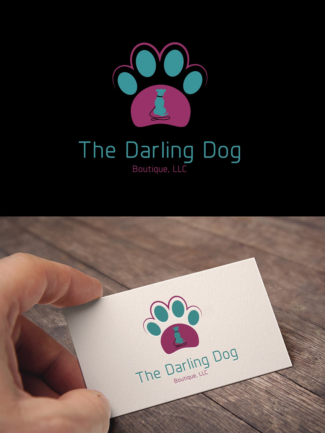 Logo Design by TheLogoHouse for The Darling Dog Boutique, LLC | Design #15666843
