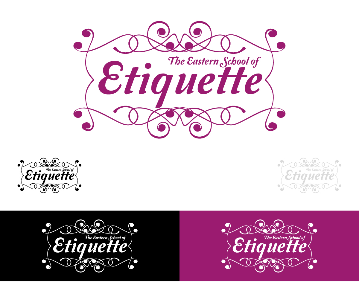 Logo Design by Crest Logo Designs for The Eastern School Of Etiquette | Design #2646806