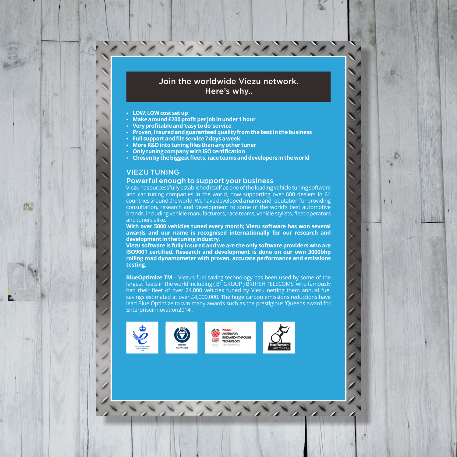 Diseño de Brochure por barinix para Viezu Technologies Ireland Ltd. | Diseño #15657718