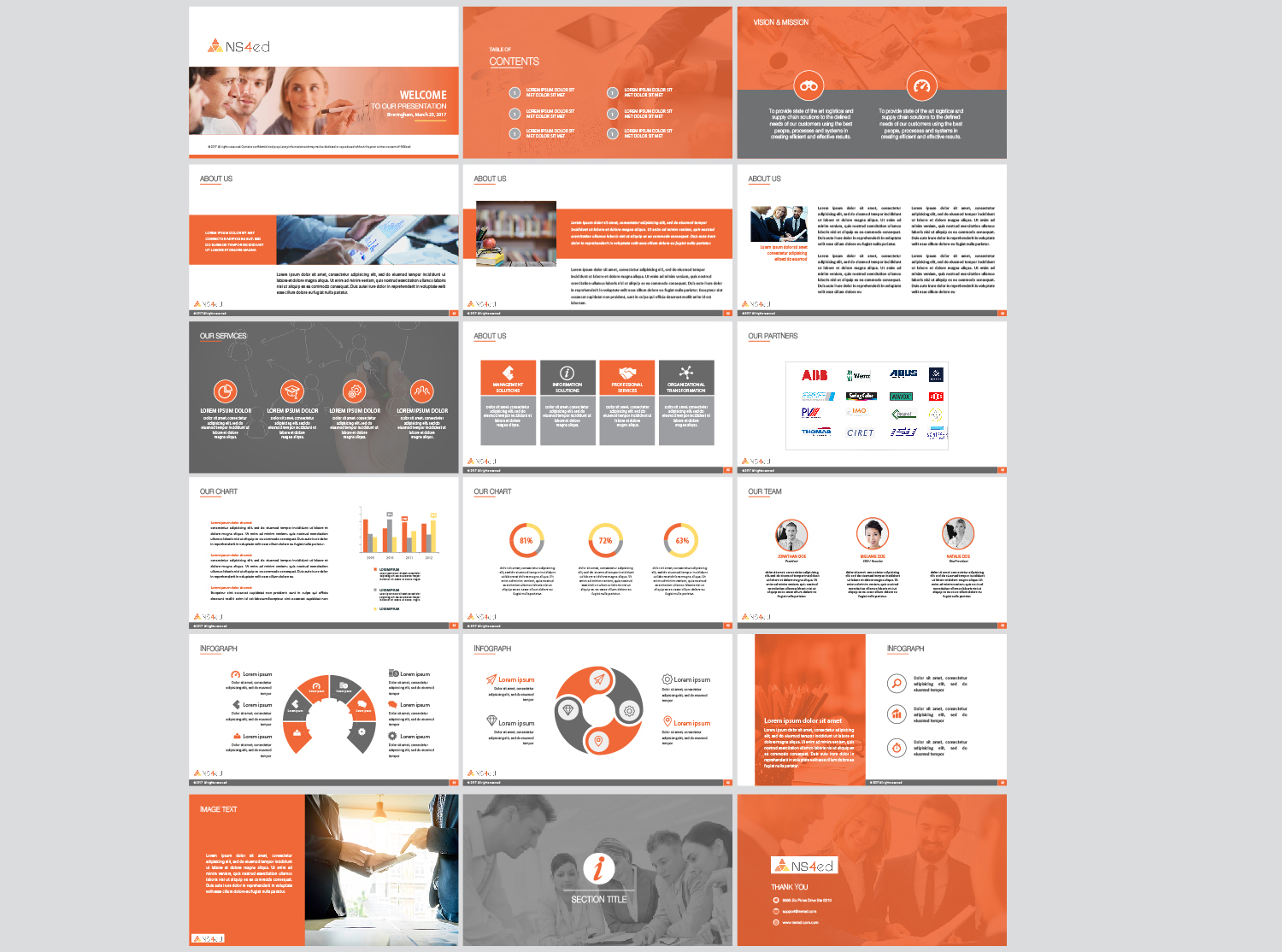 PowerPoint Design by Nila for NS4ED | Design: #15657495