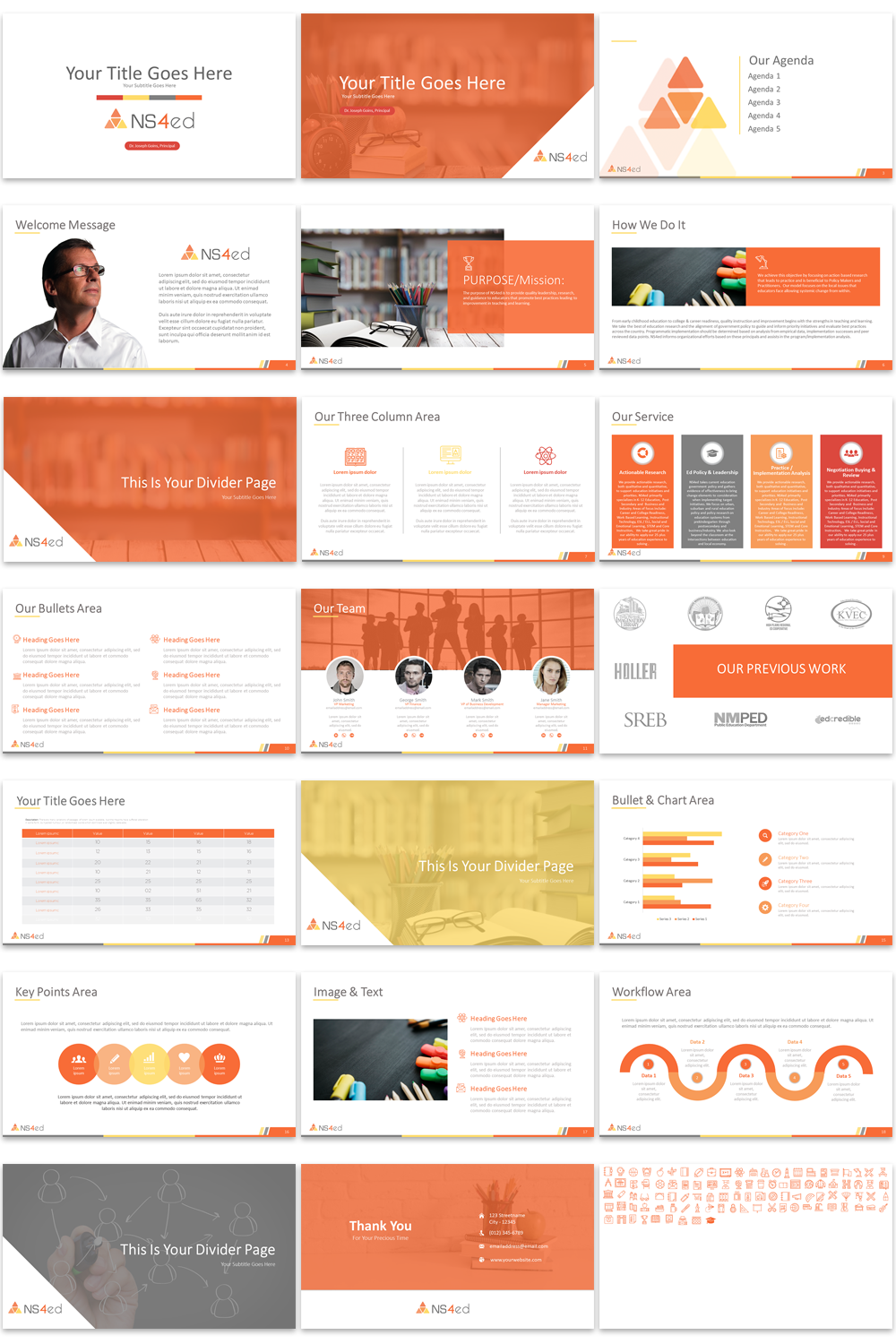 PowerPoint Design by Imazing for NS4ED | Design #15657454