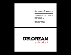 Logo Design by RoundYellow for DeLorean Advokat AB | Design: #15657573
