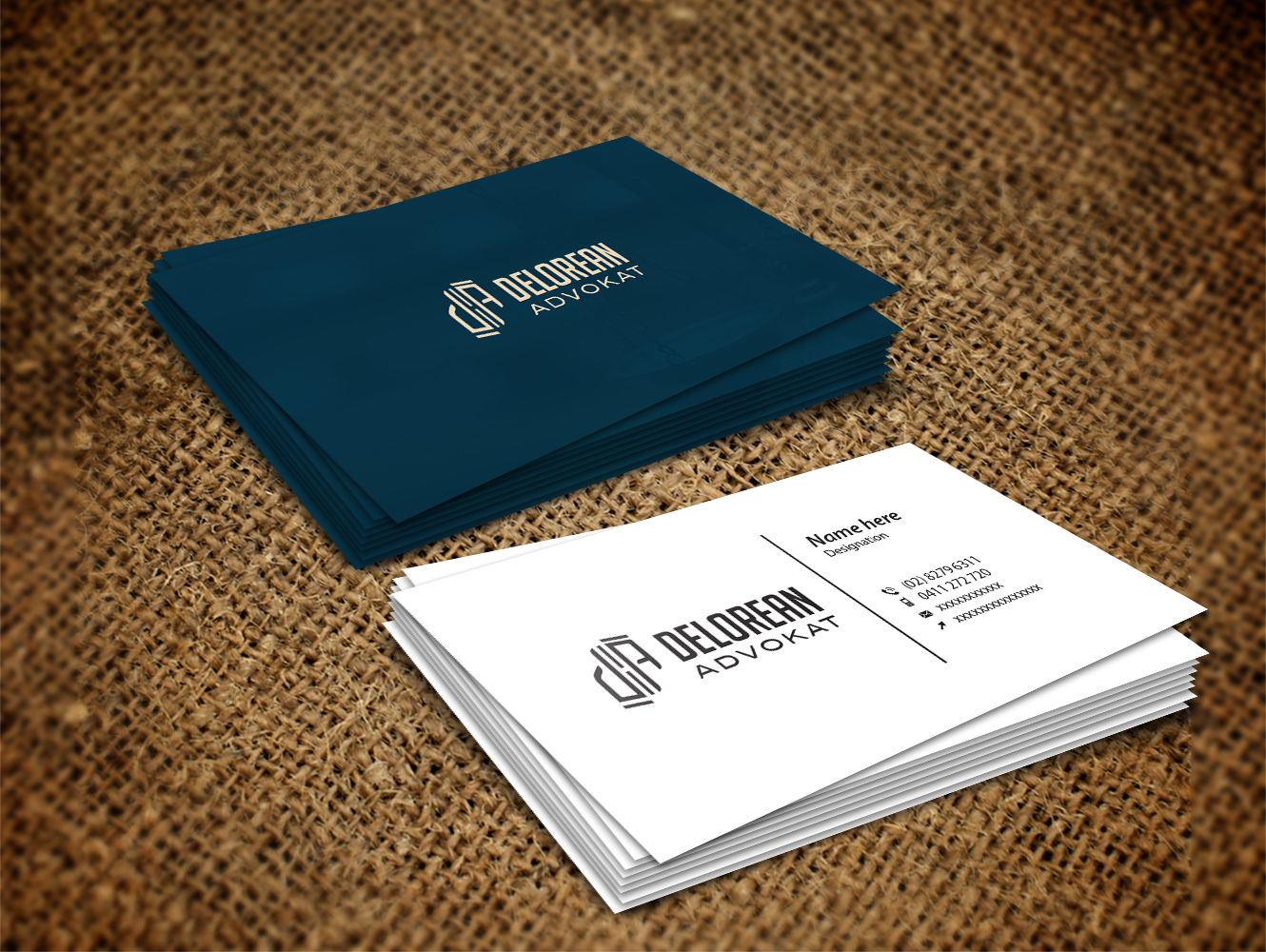 Diseño de Logo por Deziners Zone para DeLorean Advokat AB | Diseño #15671046