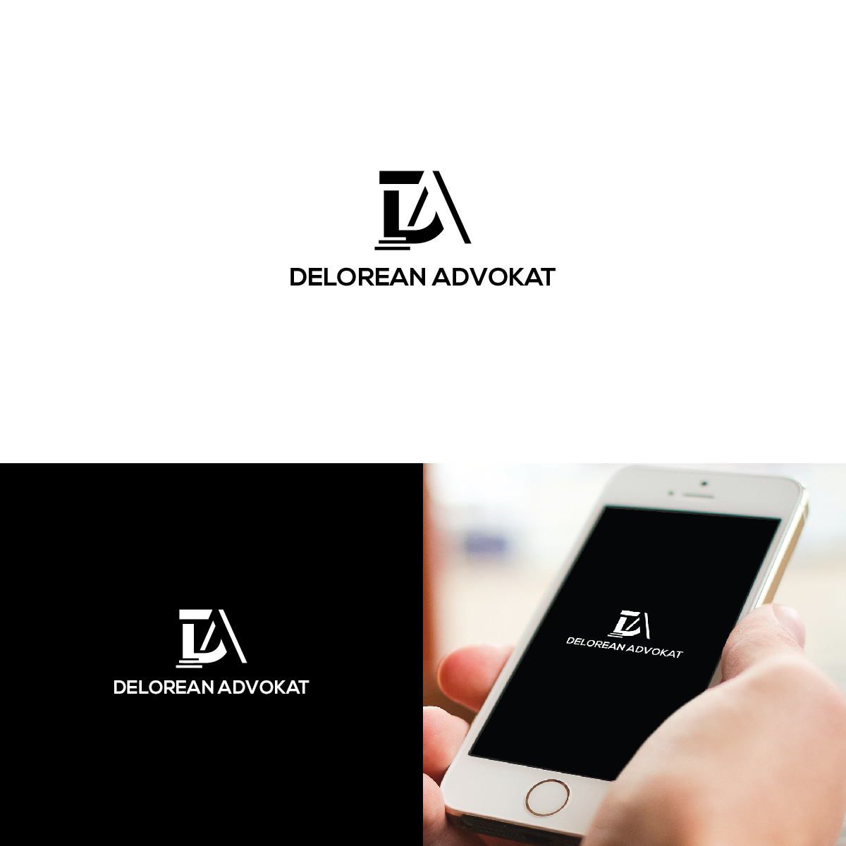 Diseño de Logo por Deziners Zone para DeLorean Advokat AB | Diseño #15671050