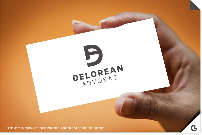 Diseño de Logo por RICKY.T para DeLorean Advokat AB | Diseño #15672623