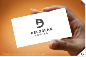 Logo Design by R!CKY for DeLorean Advokat AB | Design: #15672623