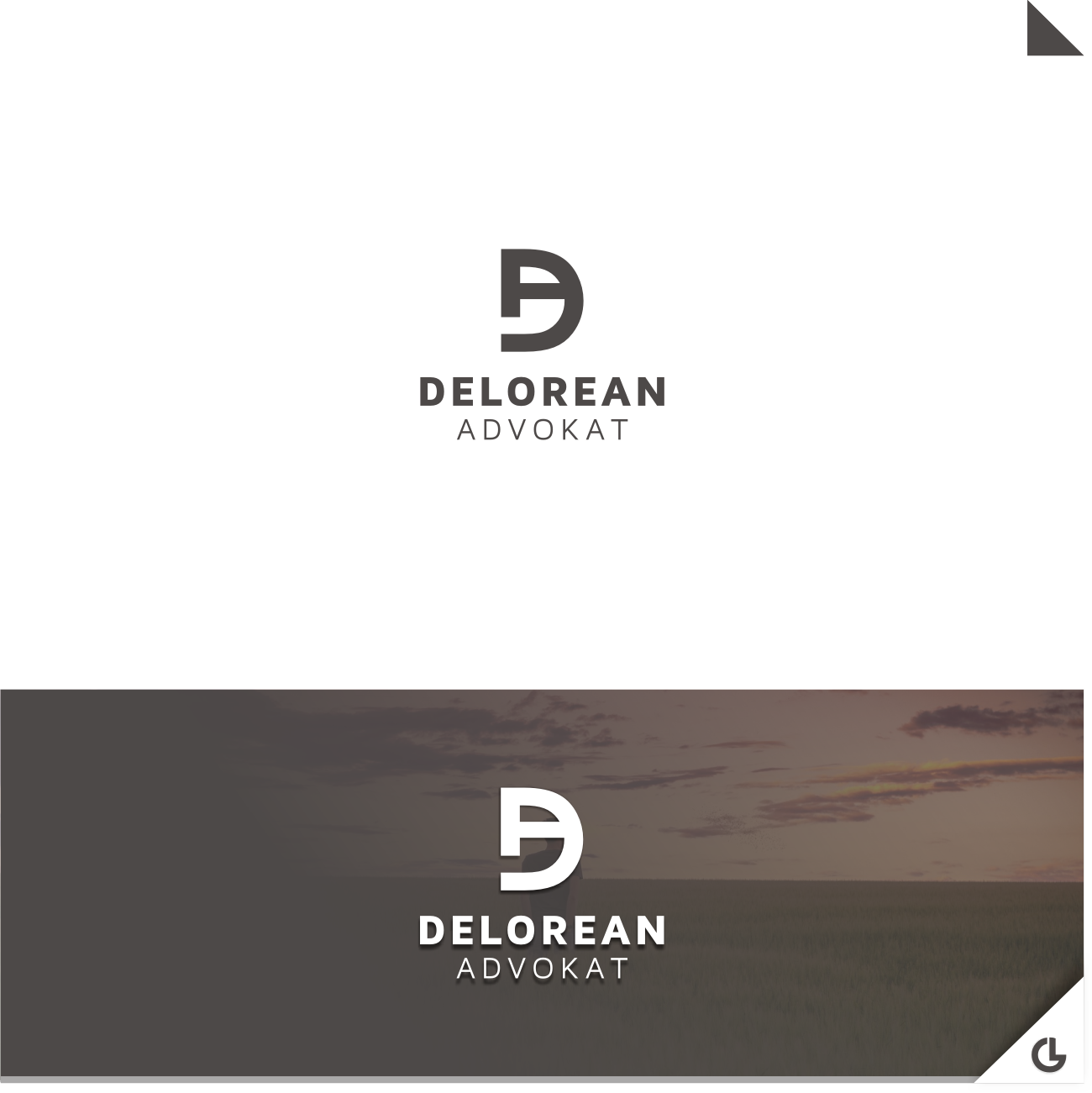 Logo Design by R!CKY for DeLorean Advokat AB | Design #15672624