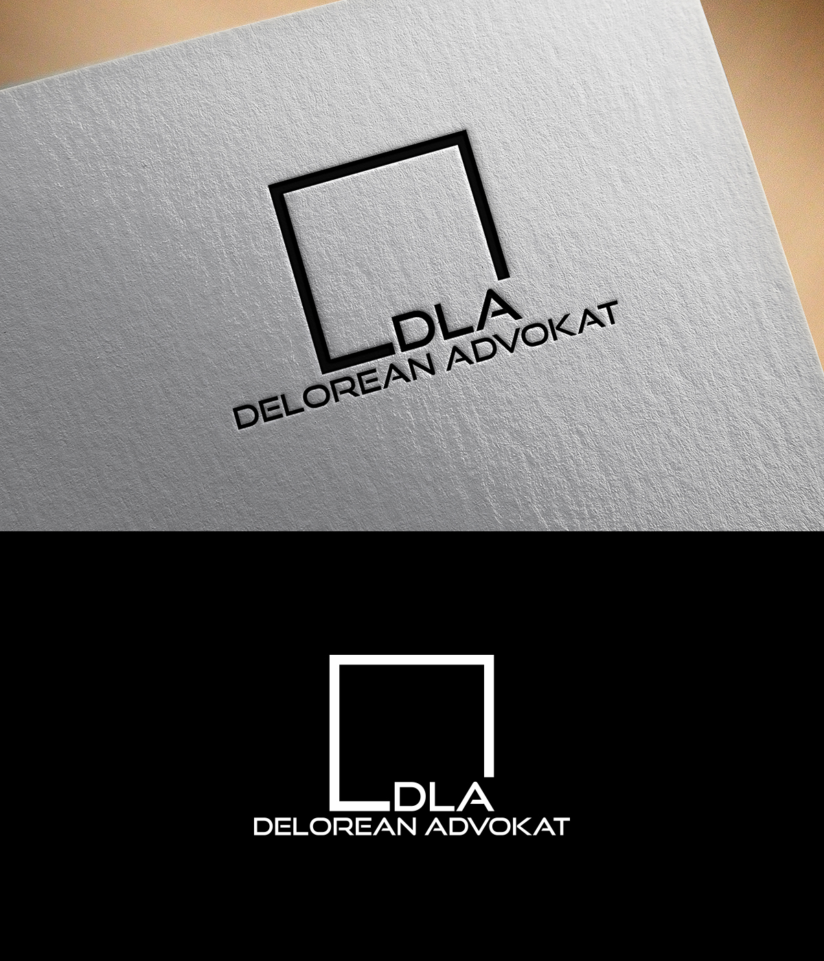 Logo Design by supercreative for DeLorean Advokat AB | Design #15670528