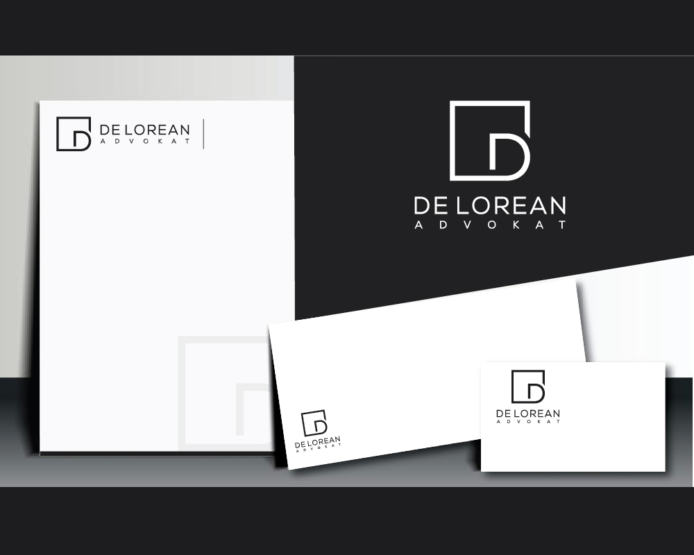 Logo Design by Deep Night for DeLorean Advokat AB | Design #15658650