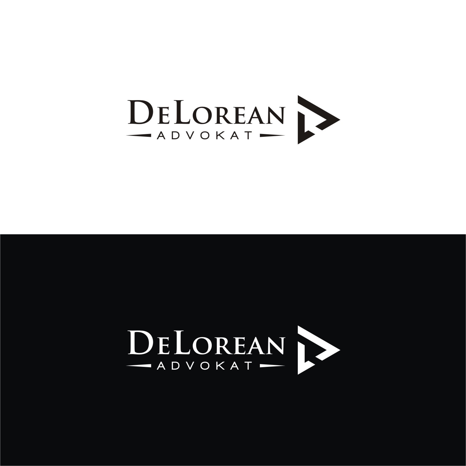 Logo Design by Sushma for DeLorean Advokat AB | Design #15663218