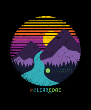 Clearwater trendy hashtag chiro adjusted  | T-shirt Design by erwin87
