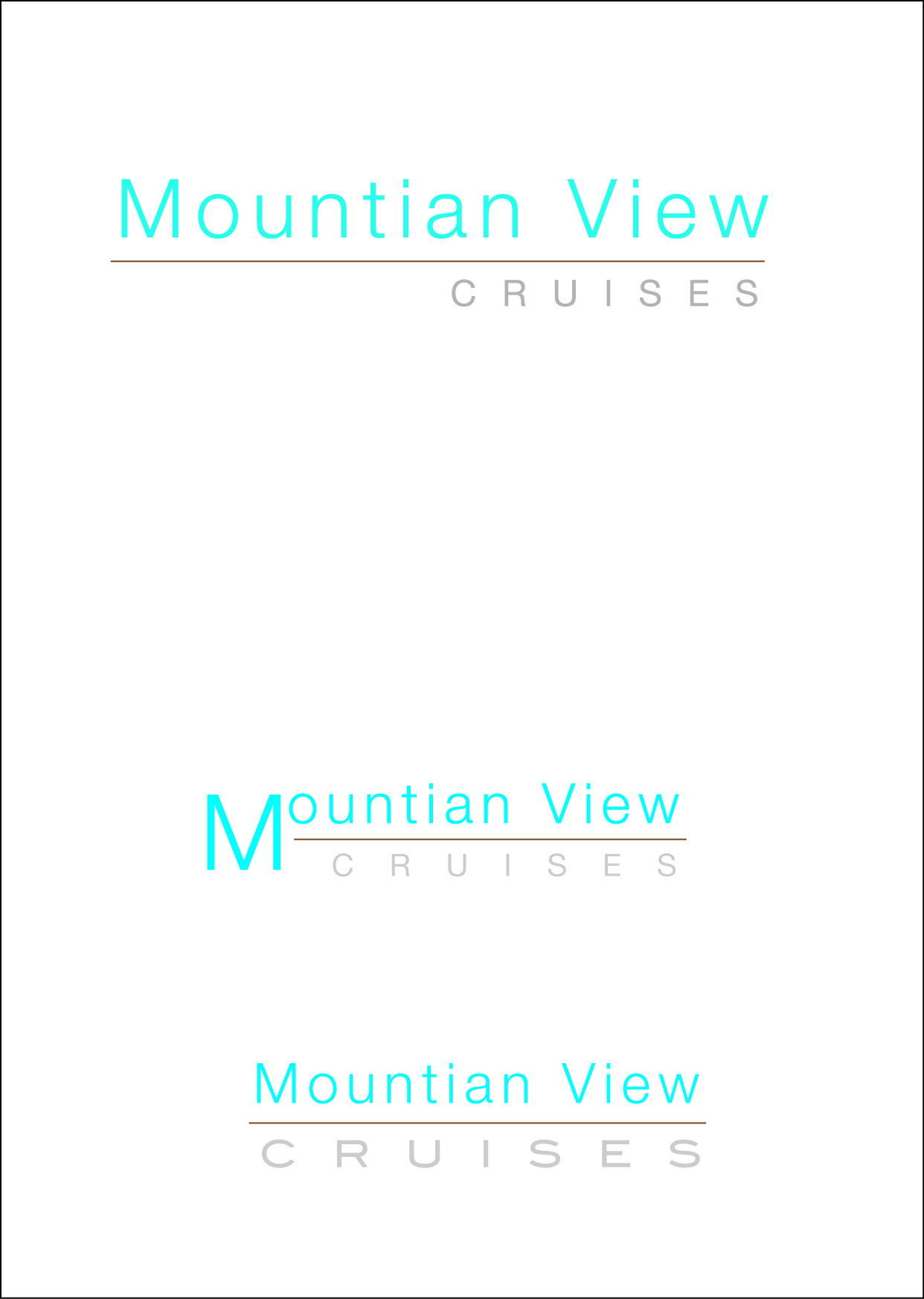 Design de Logo par Justine Farmer pour Mountain View Cruises | Design #38500