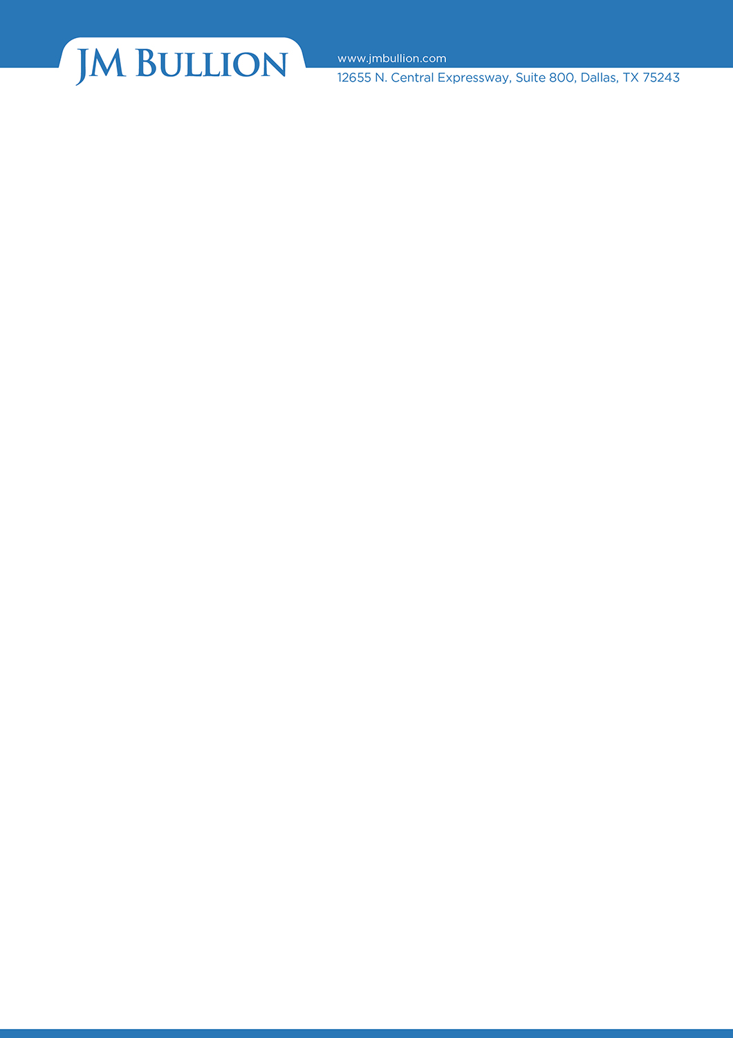 Letterhead Design by KabhTech Studio for JM Bullion, Inc. | Design #15659322