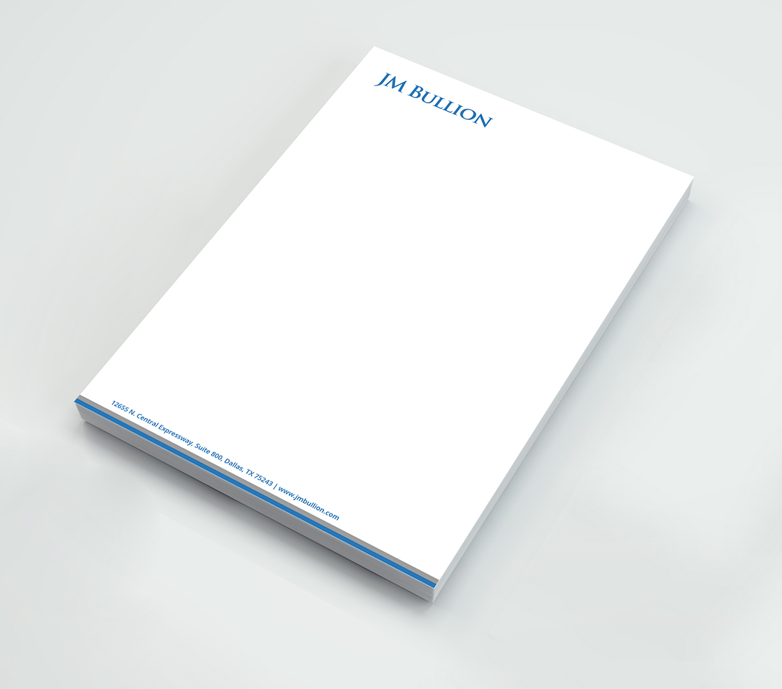 Letterhead Design by KabhTech Studio for JM Bullion, Inc. | Design #15659326