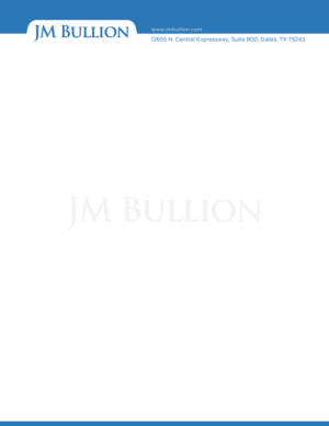 Letterhead Design by KabhTech Studio for JM Bullion, Inc. | Design: #15673264