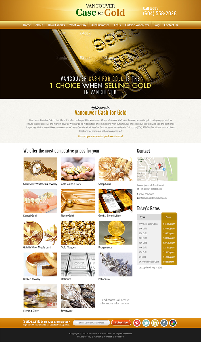 Wordpress Design by Mayank Patel for this project | Design #2651340