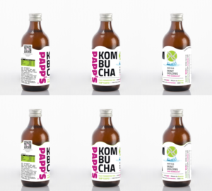 Bottle Label for Kombucha Brand | Diseño de Empaque por DesignFive