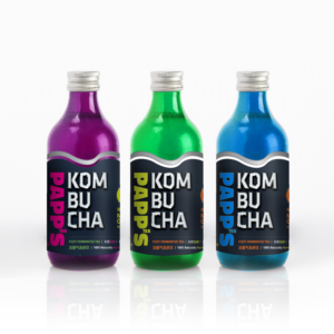 Bottle Label for Kombucha Brand | Packaging Design by Gayan