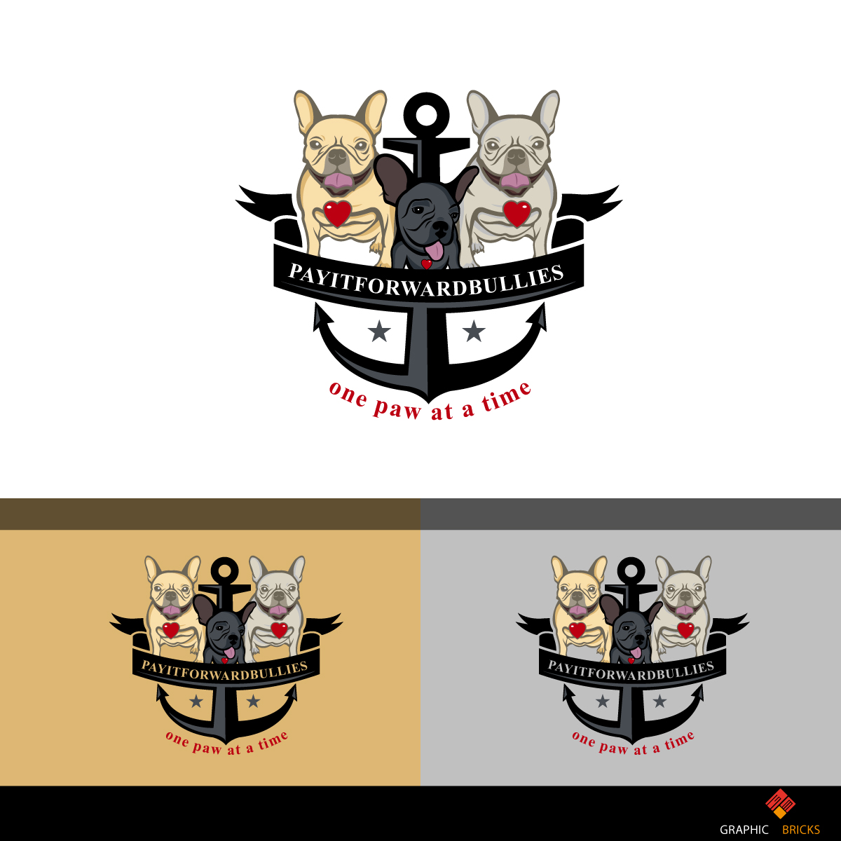 Logo Design by Graphic Bricks for PayItFoward Bullies | Design #15776034