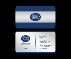Business Card Design by Ethien for Elite Autobody & Paintworks | Design: #15684968