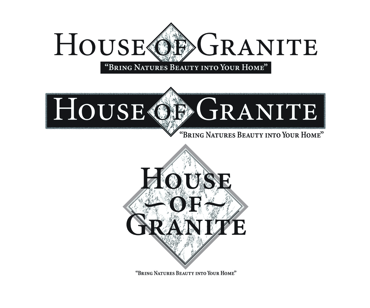 Logo Design by Hot Rod for House of Granite | Design #15710512