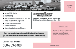 Diseño de Postal por Akshar Shailesh para Eberhardt Landscaping & Lawn Service, Inc. | Diseño #15670534