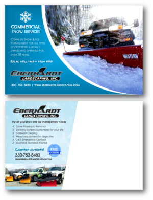 Diseño de Postal por citygirl17 para Eberhardt Landscaping & Lawn Service, Inc. | Diseño #15674905