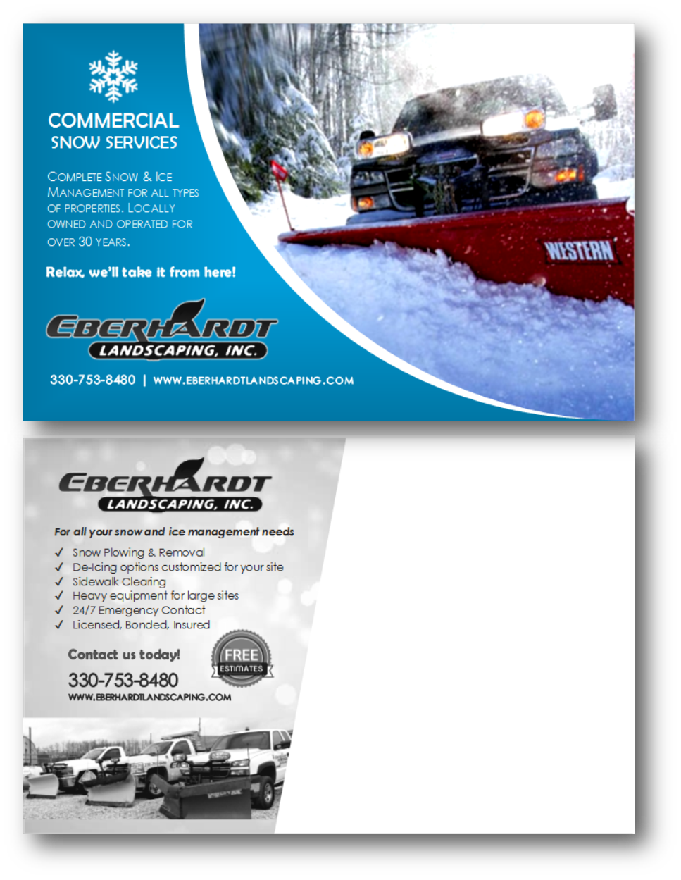 Diseño de Postal por citygirl17 para Eberhardt Landscaping & Lawn Service, Inc. | Diseño: #15709054