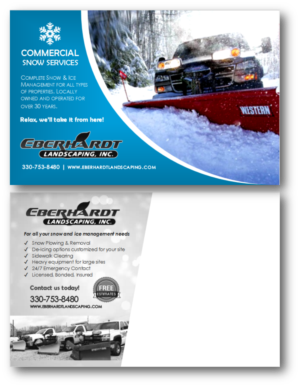 Diseño de Postal por citygirl17 para Eberhardt Landscaping & Lawn Service, Inc. | Diseño: #15709054