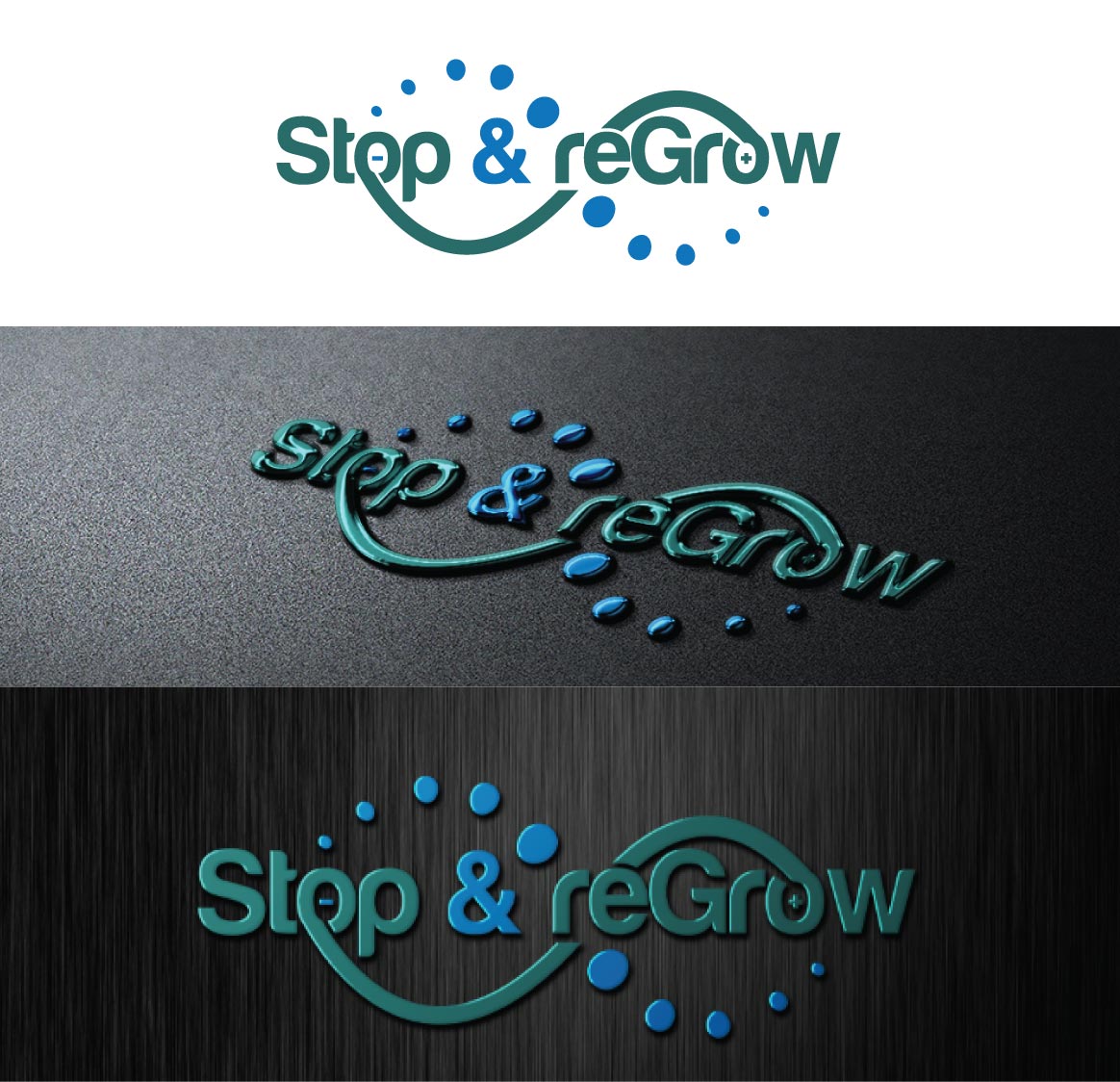 Logo Design by johnnyblackman for Stop and reGrow | Design #15682356
