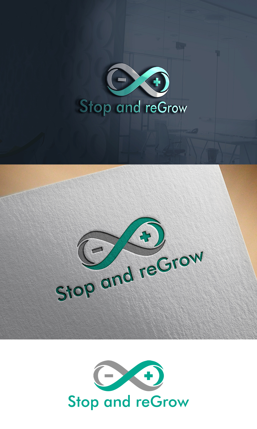 Logo Design by supercreative for Stop and reGrow | Design #15674964