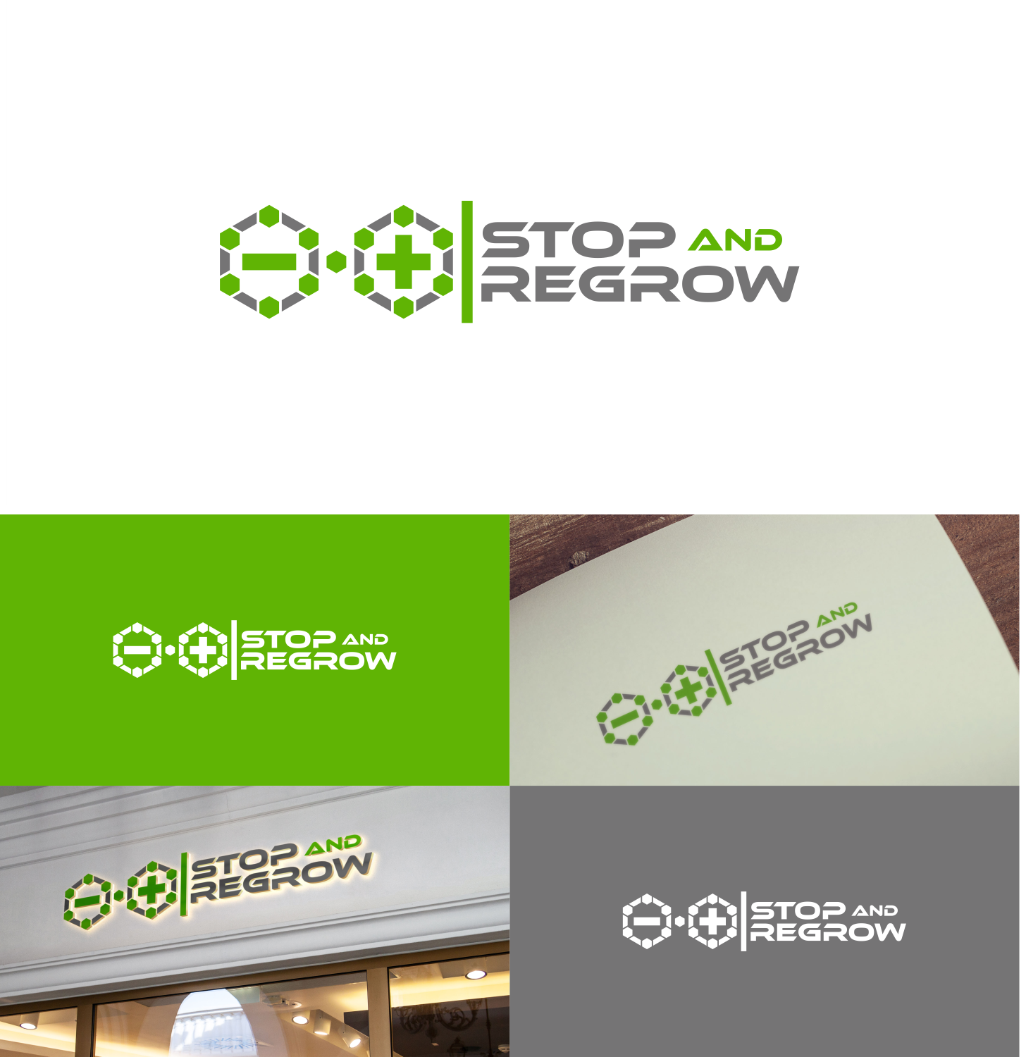 Logo Design by Tukang Angon Kebo for Stop and reGrow | Design #15666808