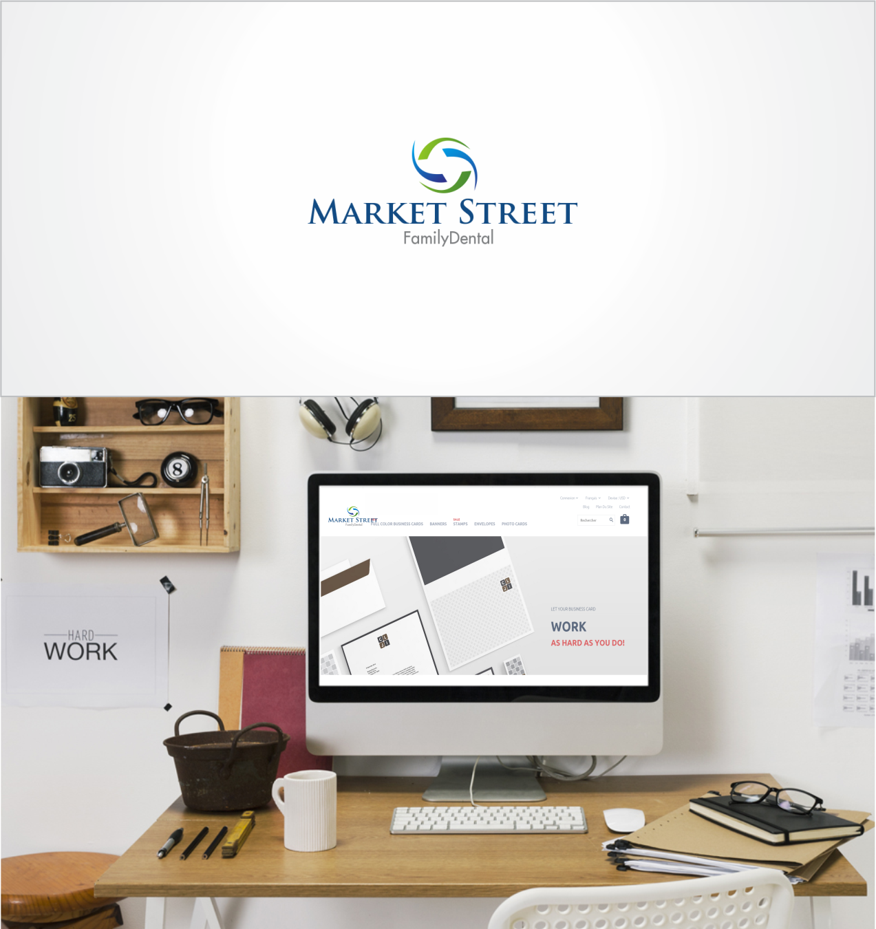 Logo Design by Paulsein for Market Street Family Dental | Design #15733311