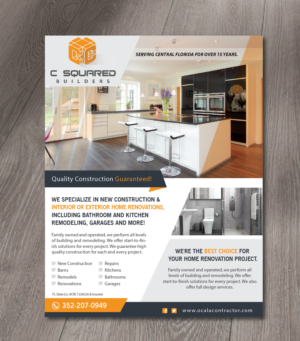 Flyer Design by alex989 for USA Home Inspections | Design: #15674297