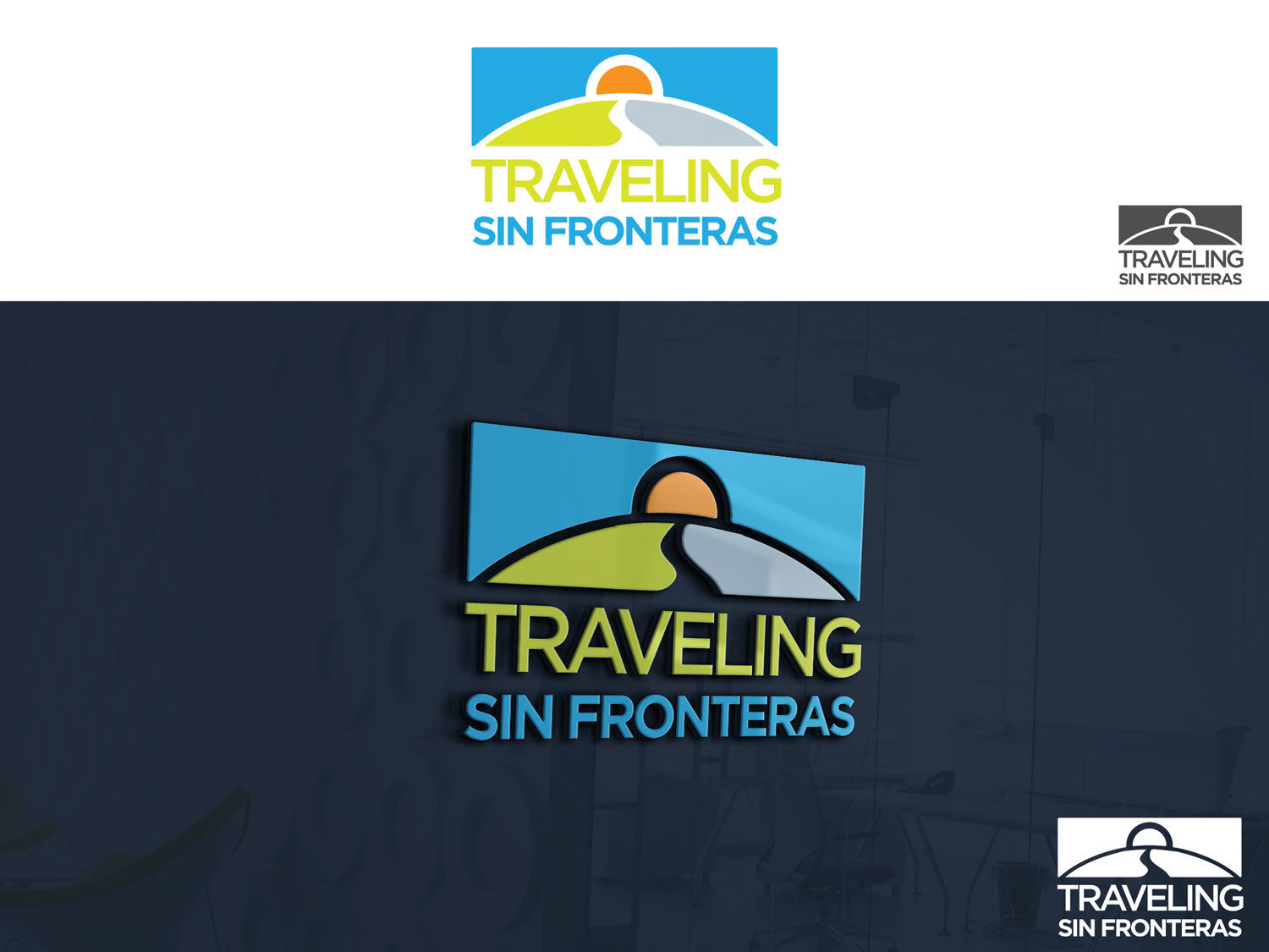 Logo Design by Th3o for Traveling Sin Fronteras  | Design #15685828