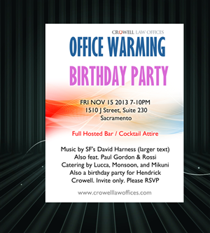 Flyer Design by uk for Crowell | Design: #2600016
