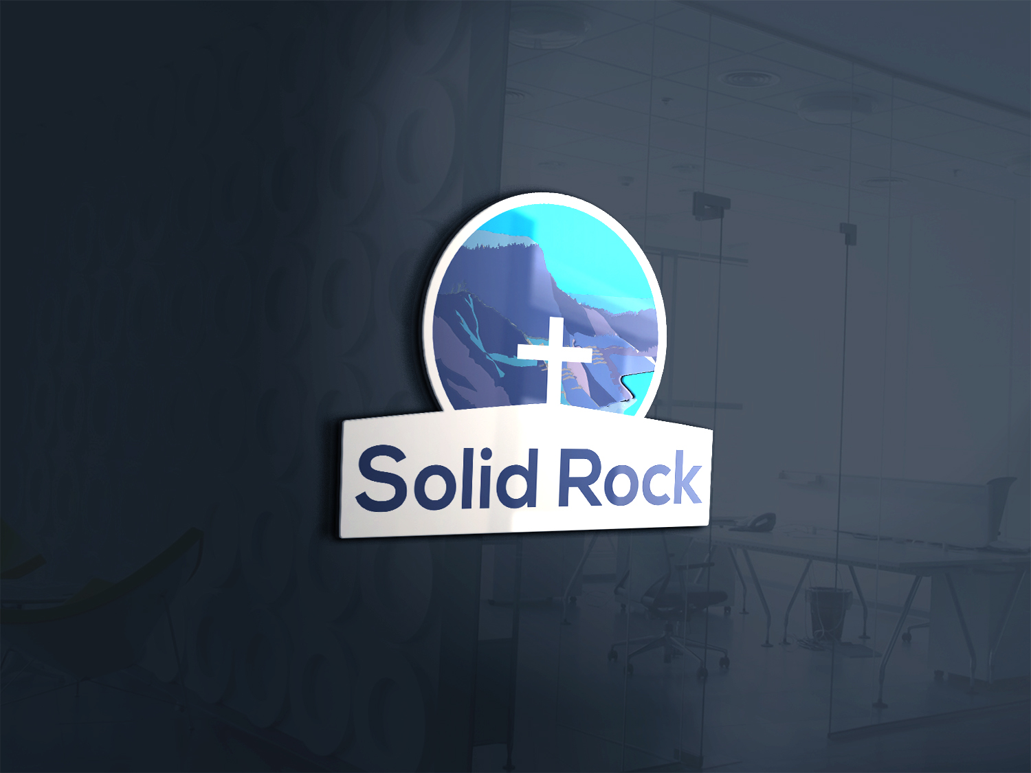 Logo Design by A.STUDIO for Solid Rock Church of Grants Pass | Design #15902180