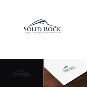 Logo Design by webeezine for Solid Rock Church of Grants Pass | Design: #15747125