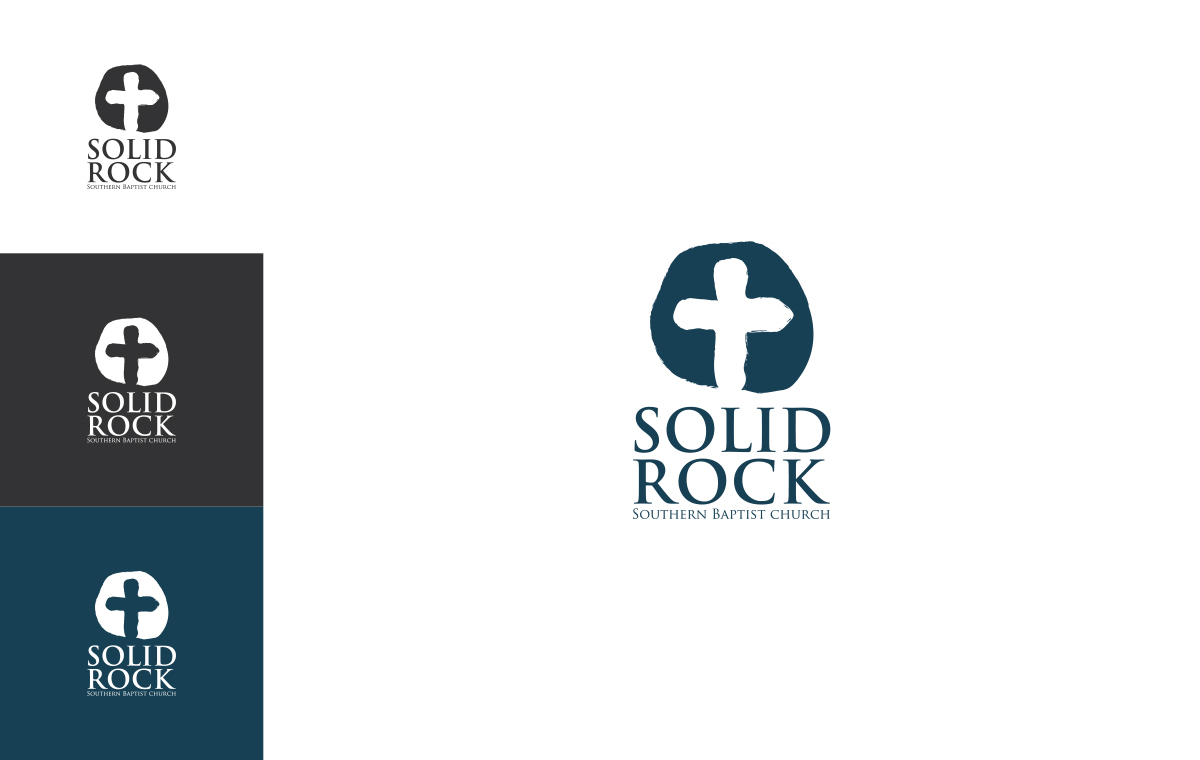 Logo Design by Adrian Mokryj for Solid Rock Church of Grants Pass | Design #15748721