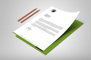 Letterhead and Envelopes design using existing logo. Logo can be found at npresources.com | Stationery Design by Sarah Mathews