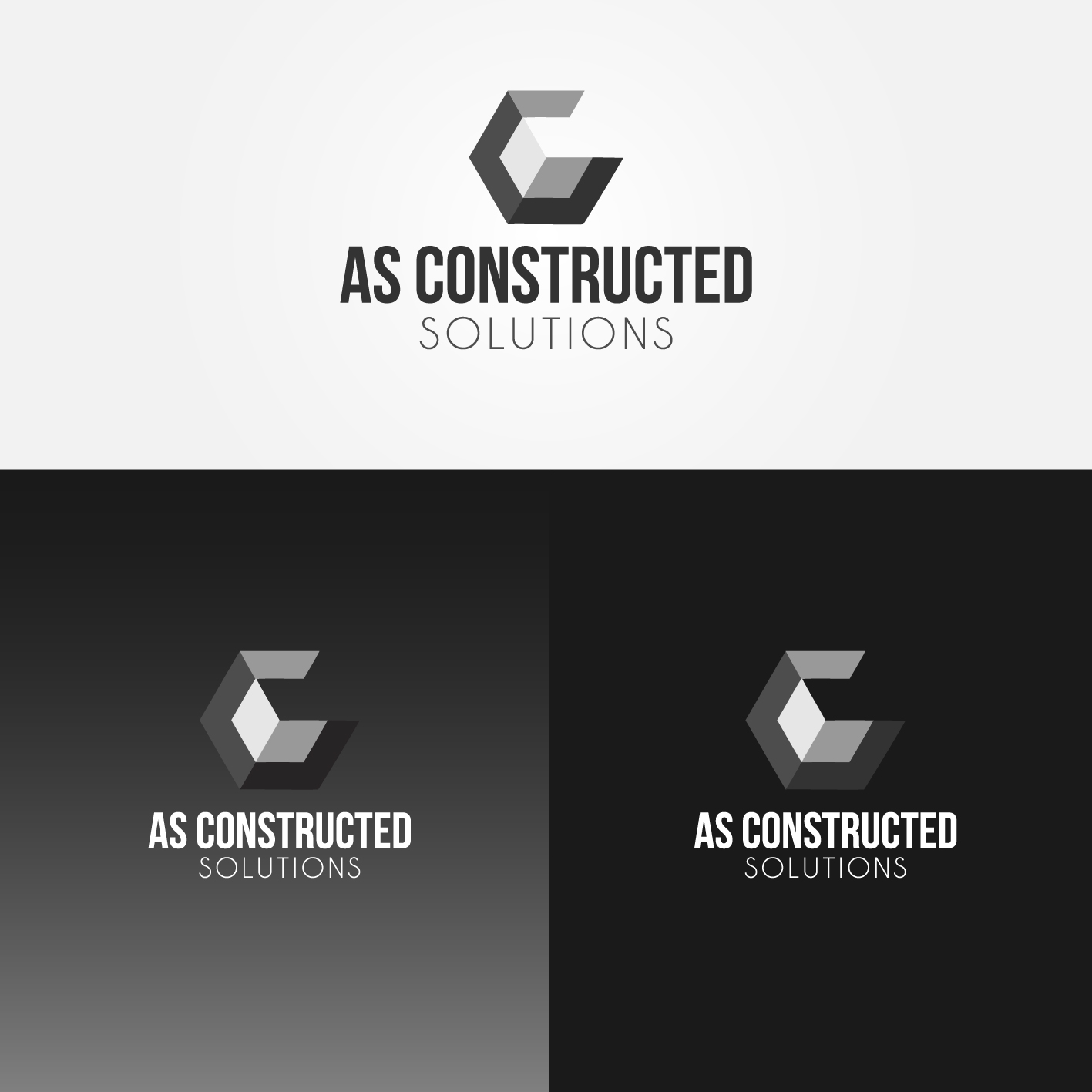 Logo Design by Sharaan Momin for As Constructed Solutions | Design #15680173