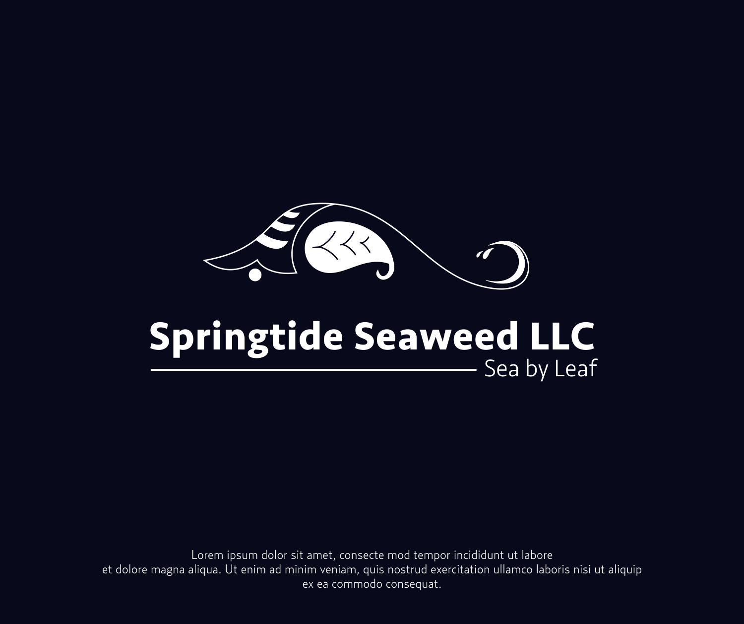 Logo Design by Ankit Bhattarai for Springtide Seaweed, LLC | Design #15682369