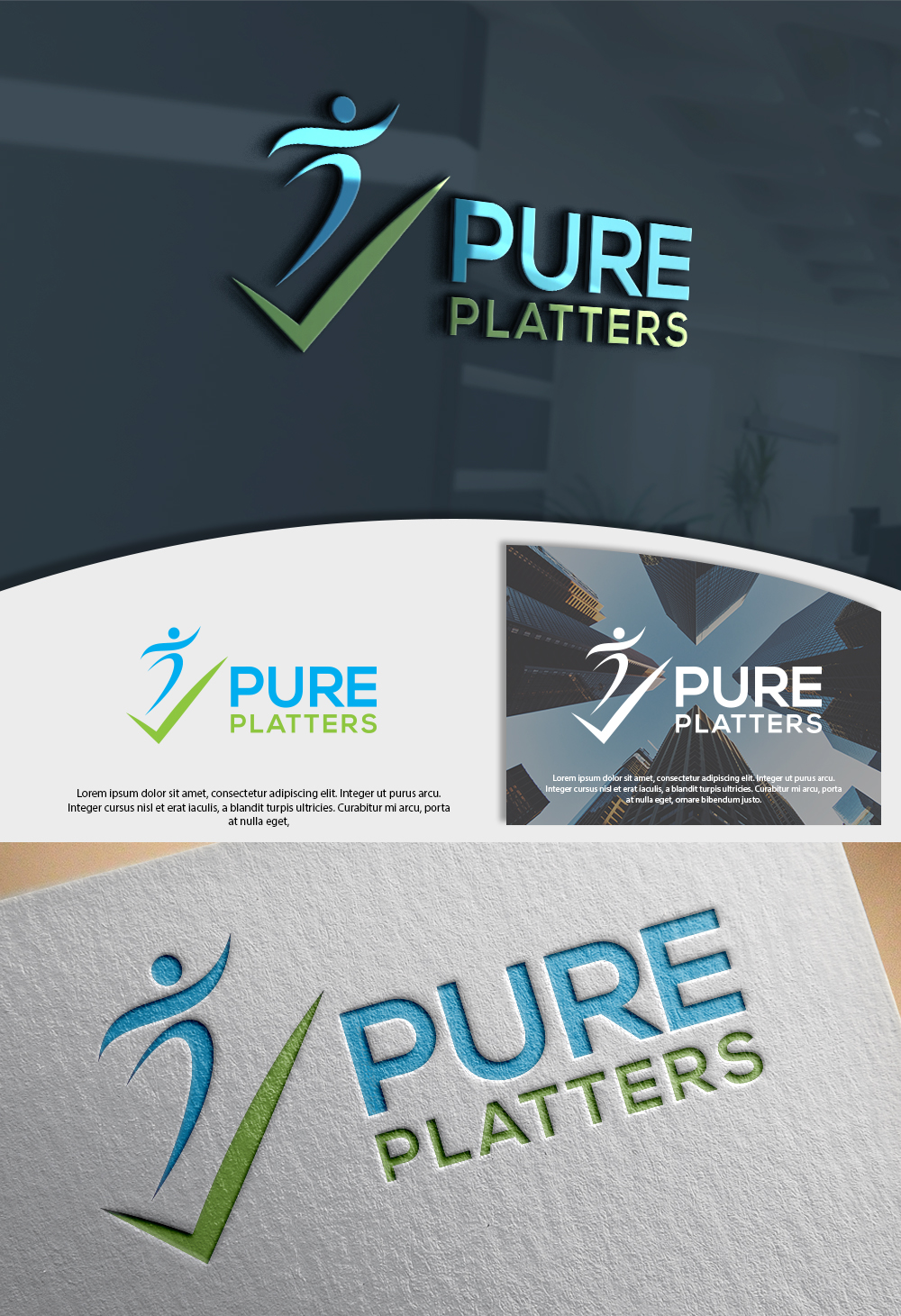 Logo Design by Renewable for PurePlatters | Design #15692128