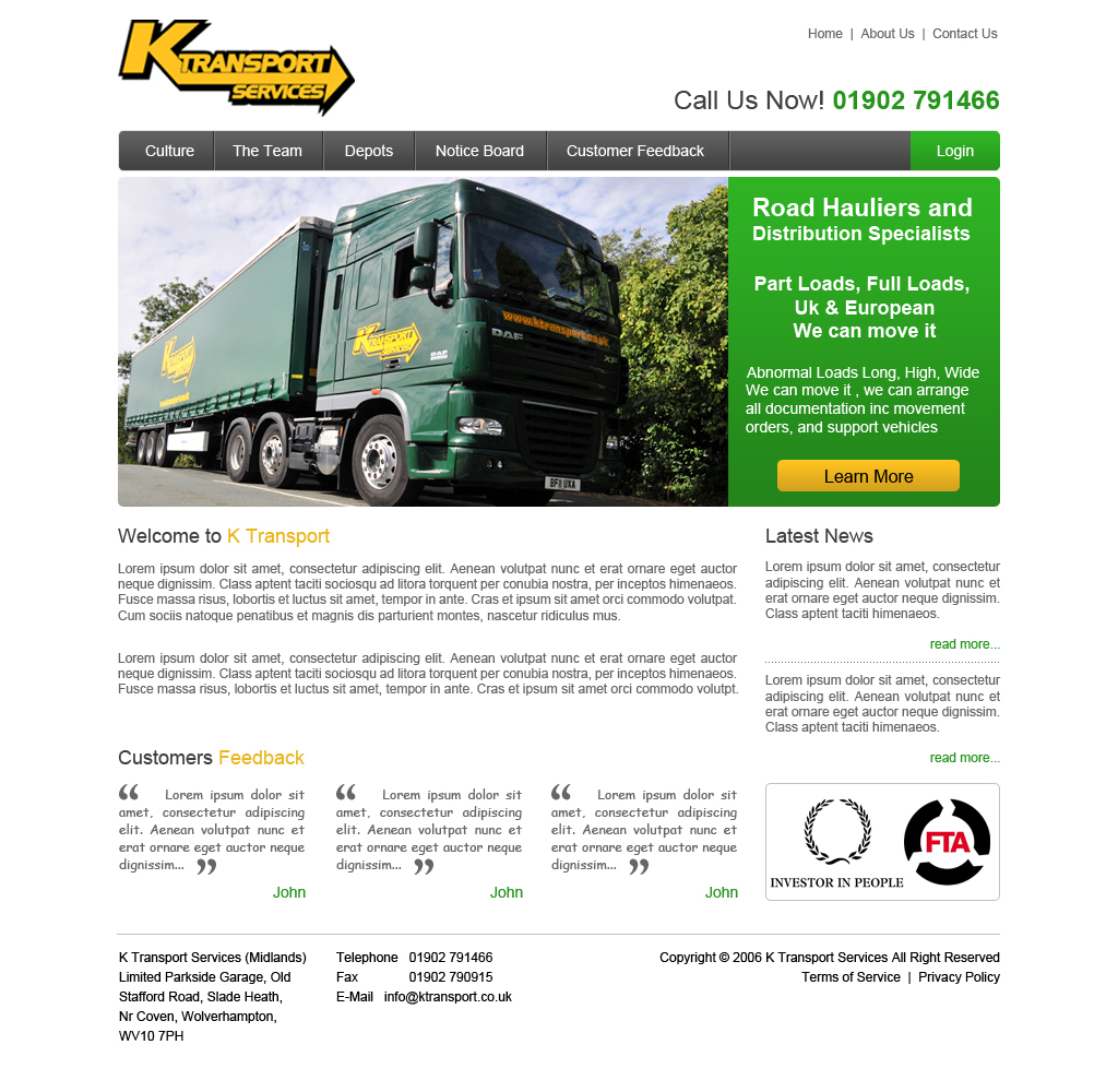 Web Design by Creative Studio for WestMids.com | Design #602690