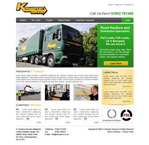 Web Design by Creative Studio for WestMids.com | Design: #603811