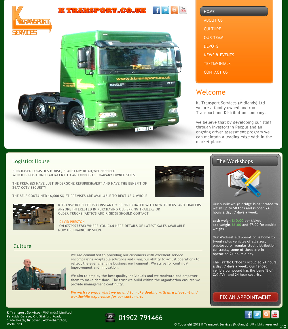 Web Design by pb for WestMids.com | Design #600447