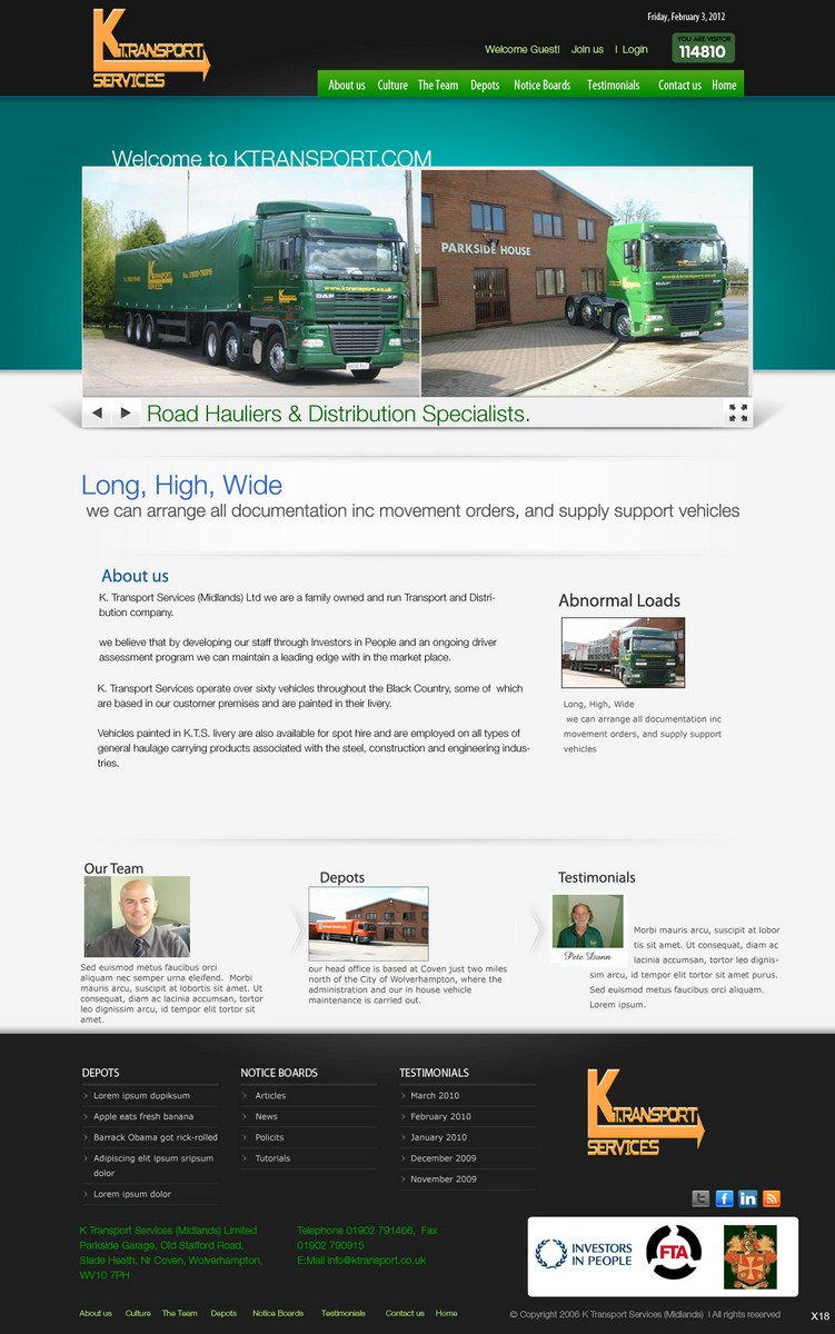 Web-Design von pb für WestMids.com | Design #600808