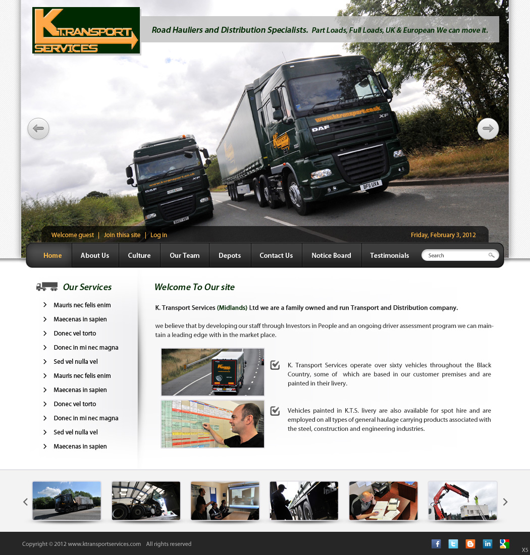 Web Design by pb for WestMids.com | Design: #600810